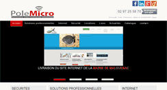 Desktop Screenshot of polemicro.fr